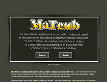 Tablet Screenshot of mateub.com